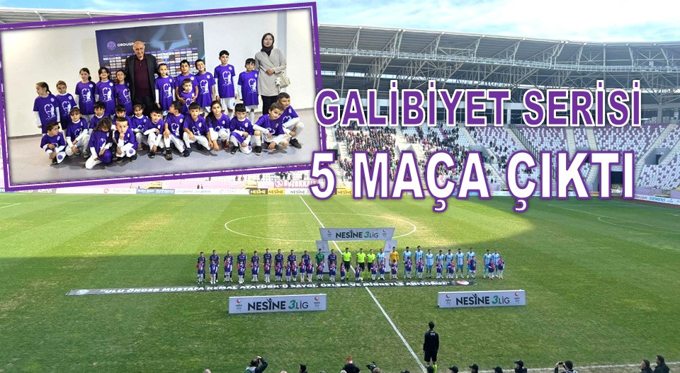 52 ORDUSPOR PAZARSPOR'U DA YENMESİNİ BİLDİ: 2-1