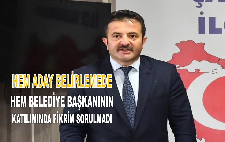 AK PARTİ'DE İLÇE BAŞKANI İSTİFA ETTİĞİNİ AÇIKLADI