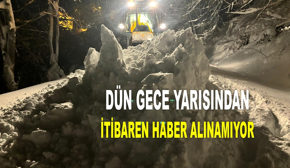 ÇAMBAŞI YAYLASI'NDA DÖRT KİŞİ MAHSUR KALDI