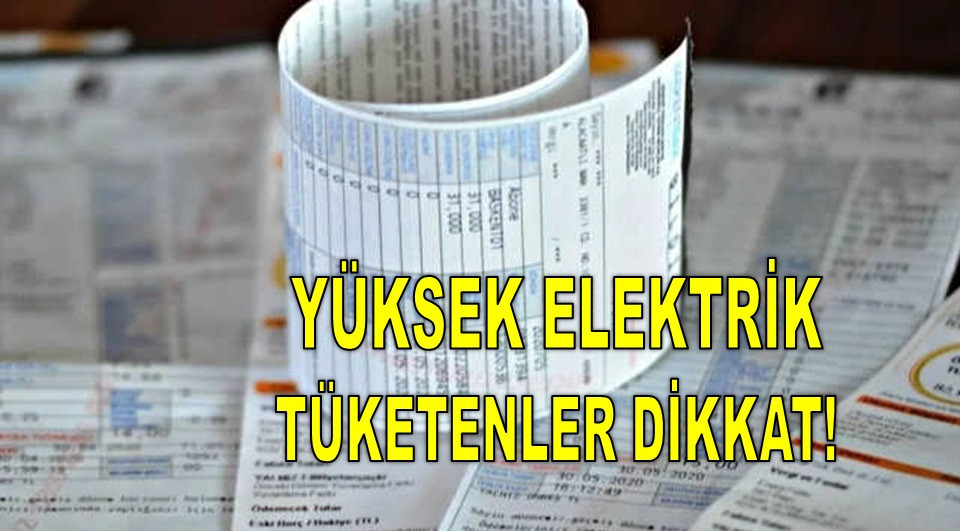 ELEKTRİK FATURALARINDA DESTEKLEME KALKIYOR