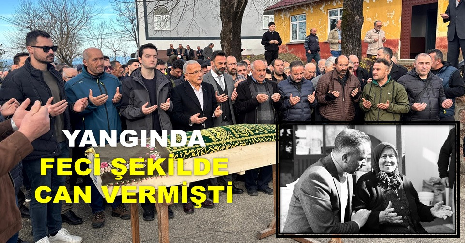 EMİNE NİNE SON YOLCULUĞUNA DUALARLA UĞURLANDI