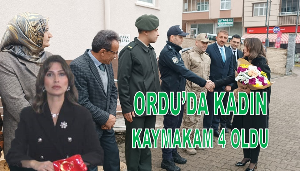 GÖLKYÖ KAYMAKAMI ELİF YAZICIOĞLU KAZANASMAZ GÖREVE BAŞLADI