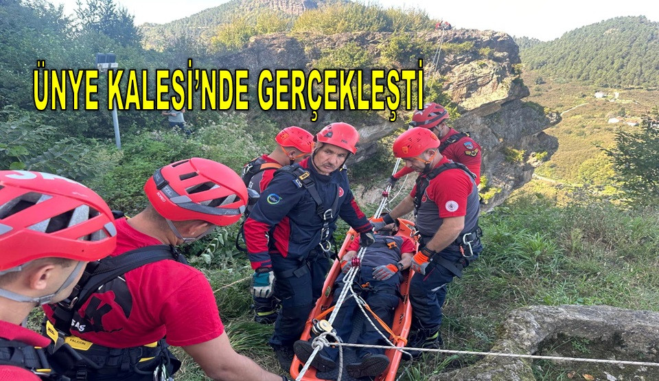 JANDARMA VE İTFAİYEDEN NEFES KESEN KURTARMA OPERASYONU