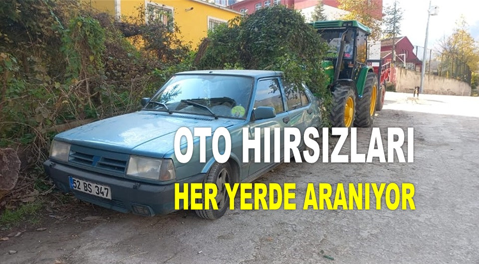 KUMRU'DA OTOMOBİL ÇALIP KAYIPLARA KARIŞTILAR