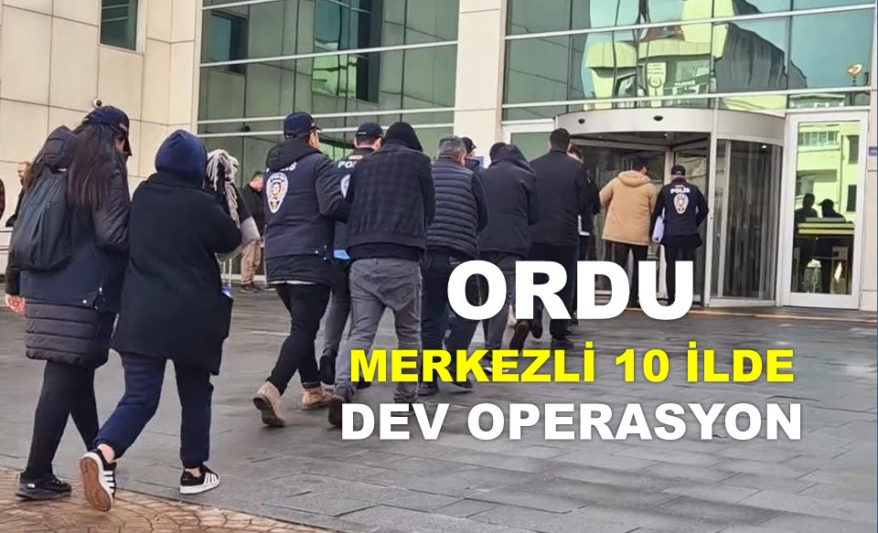 ORDU POLİSİNDEN BİR BAŞARILI OPERASYON DAHA GELDİ