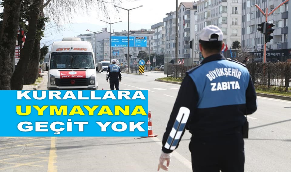 ORDU'DA 114 TOPLU TAŞIMA ARACINA CEZA KESİLDİ