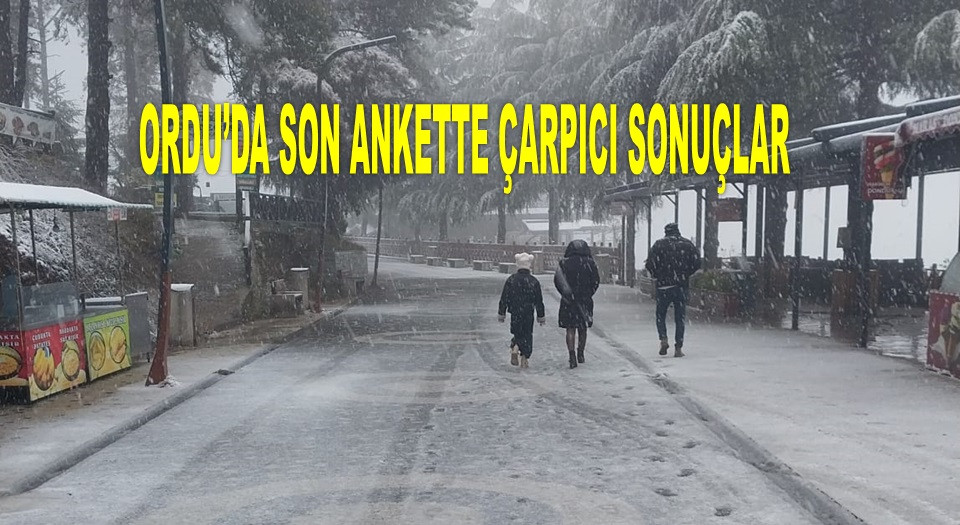 ORDU'DA AK PARTİ YİNE BİRİNCİ PARTİ AMA..