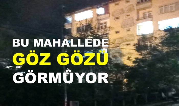 ORDU'DA BİR MAHALLE 1,5 AYDIR KARANLIKTA!