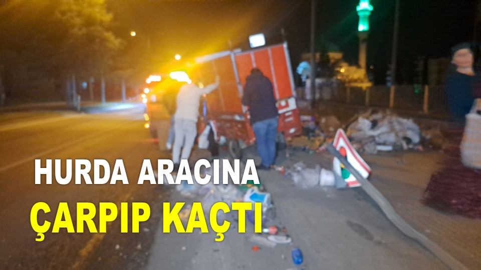 ORDU'DA BU GECE OLAN KAZADA HURDACI YARALANDI