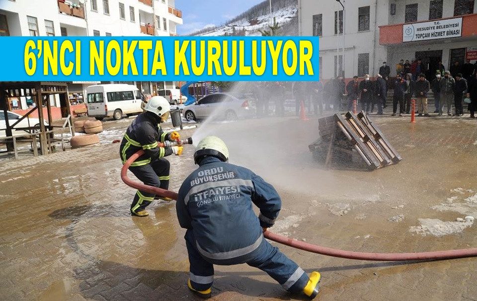 ORDU'DA GÖNÜLLÜ İTFAİYE İSTASYONLARI ARTIYOR