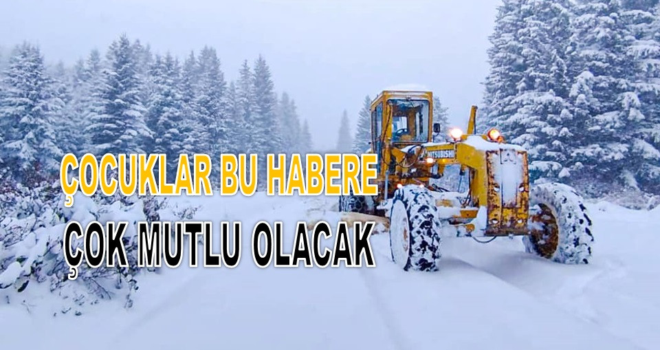 ORDU'DA OKULLARDA KAR TATİLİ BAŞLADI! İŞTE O İLÇELER