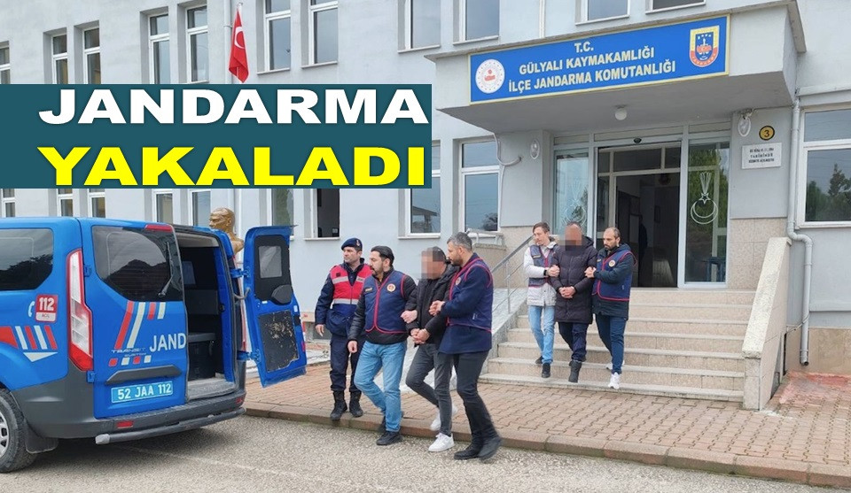 ORDU'DA OTOBÜS DURAĞINI TARAYANLAR YAKALANDI