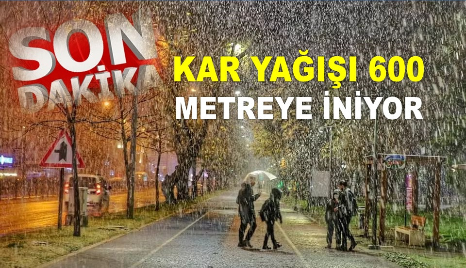 ORDU'DA PAZAR GÜNĞ YOĞUN KAR YAĞIŞI BEKLENİYOR