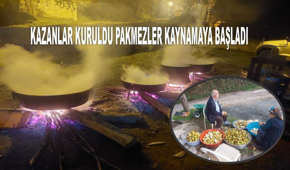 ORDU'DA ŞİMDİ ARMUT PEKMEZİ ZAMANI