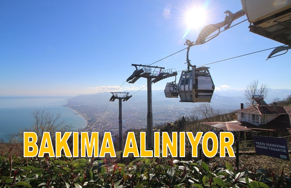 ORDU'DA TELEFERİK HATTI KAPATILIYOR