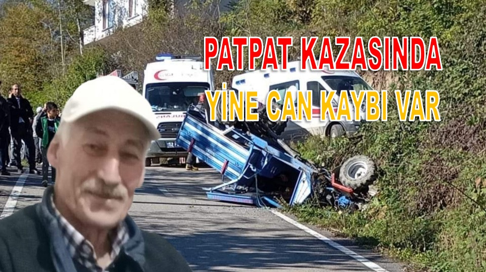 ORDU'DAKİ KAZADA 6 ÇOCUK BABASI HAYATINI KAYBETTİ