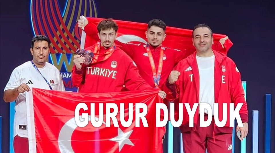 ORDULU MİLLİ HALTERCİMİZ DÜNYA ÜÇÜNCÜSÜ OLDU