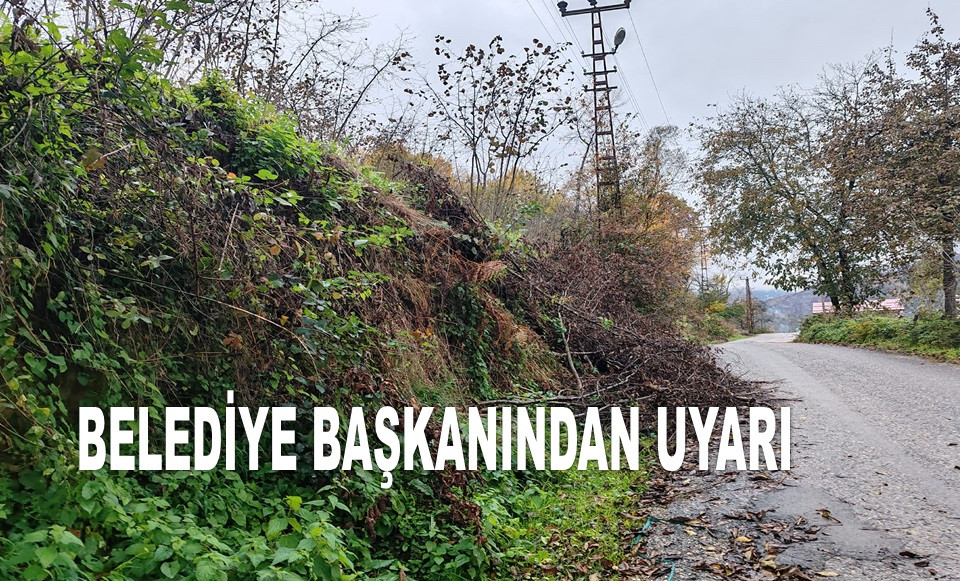 ORDU'NUN O İLÇESİNDE BUNU YAPANA CEZA KESİLECEK