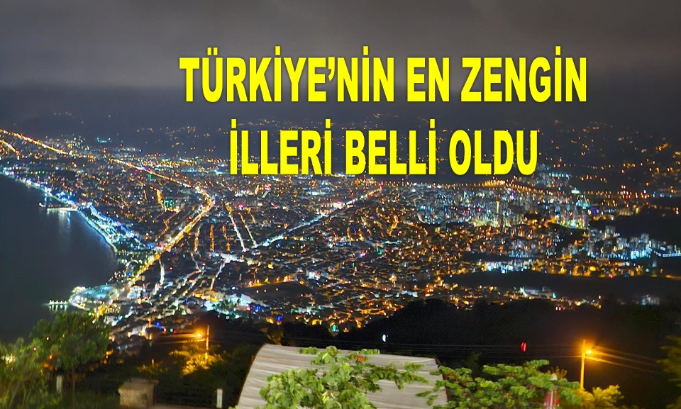 ORDU'NUN ZENGİN İLLER SIRALAMASINDAKİ YERİ ŞAŞIRTTI