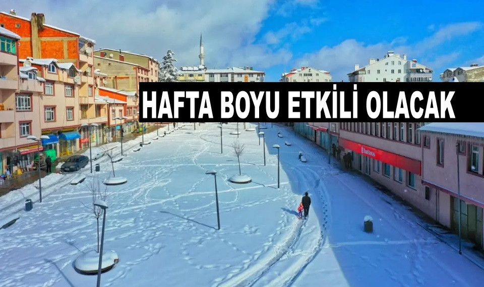 ORDU'YA KAR YENİDEN GELİYOR