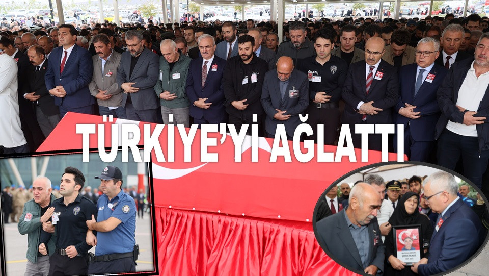 ŞEHİT POLİS ŞEYDA YILMAZ SON YOLCULUĞUNA UĞURLANDI