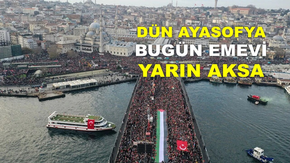 YÜZ BİNLER YENİ YILIN İLK SABAHINDA İNSANLIK İÇİN YÜRÜDÜ